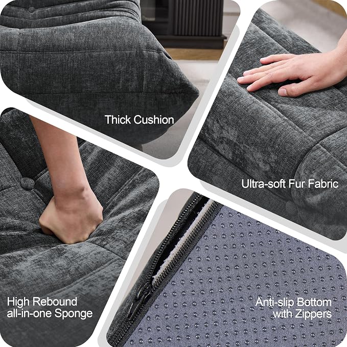 Bean Bag Chairs for Adults Giant Bean Bag Chair Memory Foam BeanBag Chair Bean - Image 7