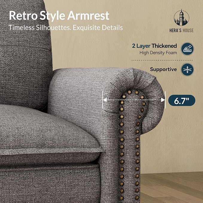 HERA'S HOUSE 2 Pieces Modular Sectional Sofa Sets, Oversized Couch Set - Image 6