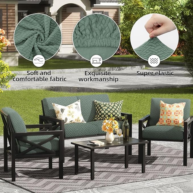 Outdoor Cushion Covers Set, Replacement - Image 3