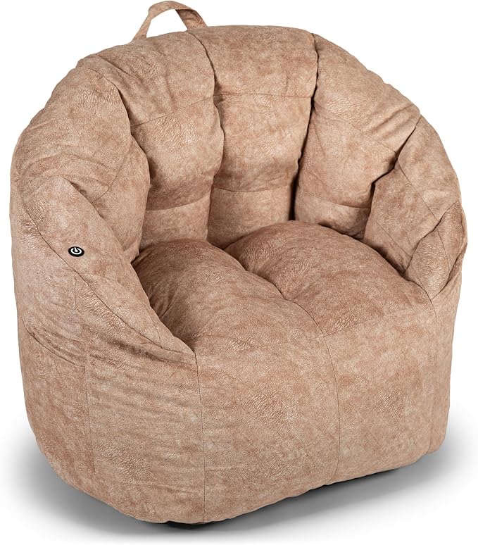 Big Joe Milano w/ Vibe Vibrating Massage Bean Bag Chair - Image 8