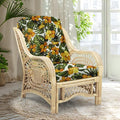 Malibu Lounge Living Accent Armchair Natural Rattan Wicker Handmade Design by Wickerix