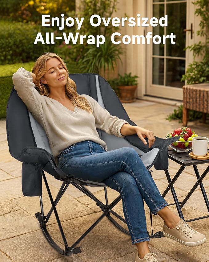 Slsy Oversized Rocking Camping Chair - Image 3