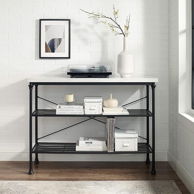 Crosley Furniture Madeleine Sofa Console Table - Image 11