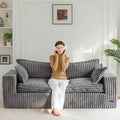 MAXYOYO 76" Bean Bag Sofa Couch, Loveseat Boneless Couch in a Box, Upholstered by MAXYOYO