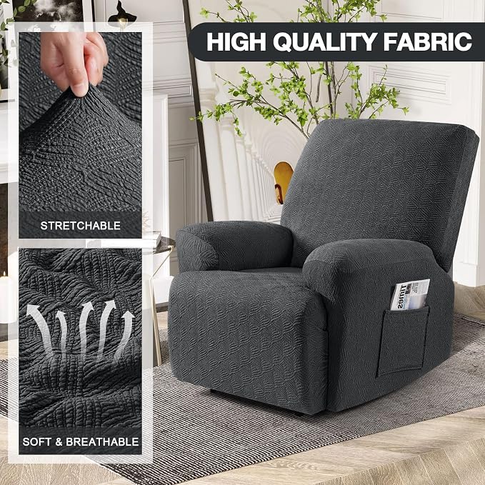 Timeles Recliner Covers Recliner Chair Covers Reclining Couch Covers Sofa - Image 2