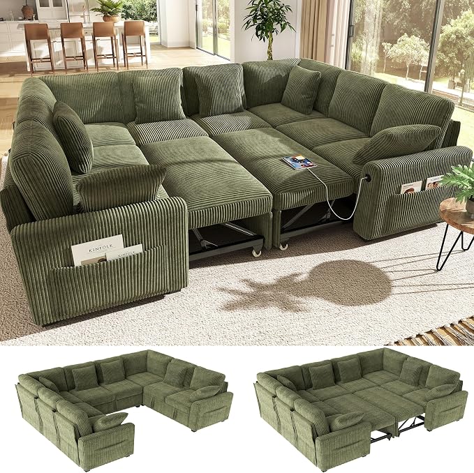 Ihanherry 8-Seater Large Sectional Sofa Bed by iHanHerry