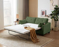 Queen Size Pull Out Sleeper Sofa Bed, 2-in-1 Convertible Corduroy Pull Out by CHICHOUSE