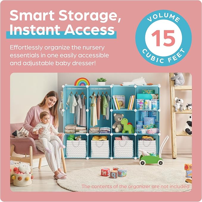 CUBEDIY Baby Closet Organizer for Nursery - Image 2