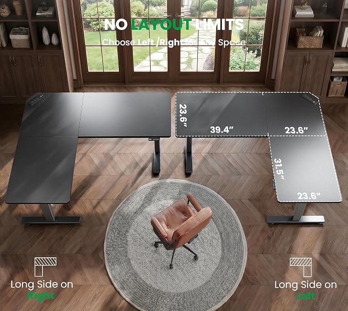 SIAGO L-Shaped Standing Desk - Image 7