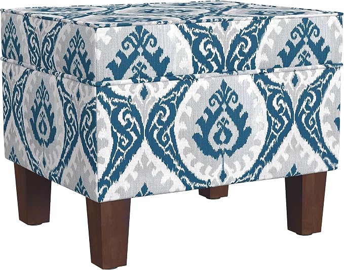 Homepop Home Decor |K7646-A877| Upholstered Modern Rectangular Storage Ottoman by HomePop