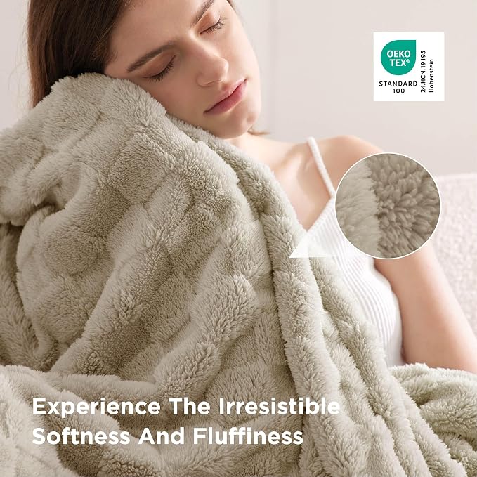Bedsure GentleSoft Blankets Queen Size - Image 4