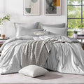 Monbix King Size Comforter Set, King Size Comforter Set 7 Pieces, Cationic by Monbix