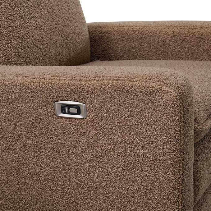 Oxford Baby Uptown Power Recliner/Glider, Teddy Brown - Image 9