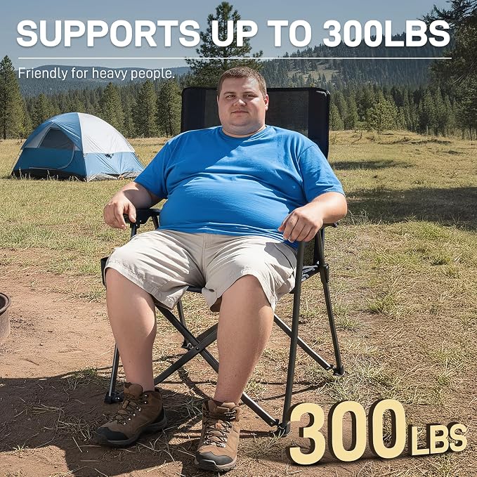 EVER ADVANCED Teslin Reclining Camping Chairs - Image 9