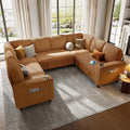 LINSY HOME Sectional Sleeper Sofa by LINSYHOME