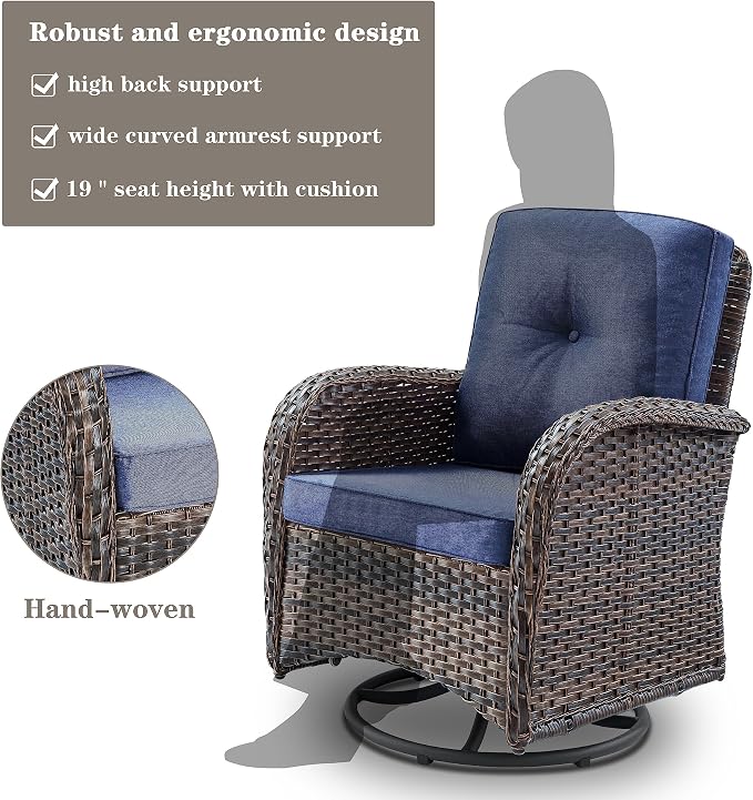 Belord 6 Piece Patio Conversation Sets - Image 6
