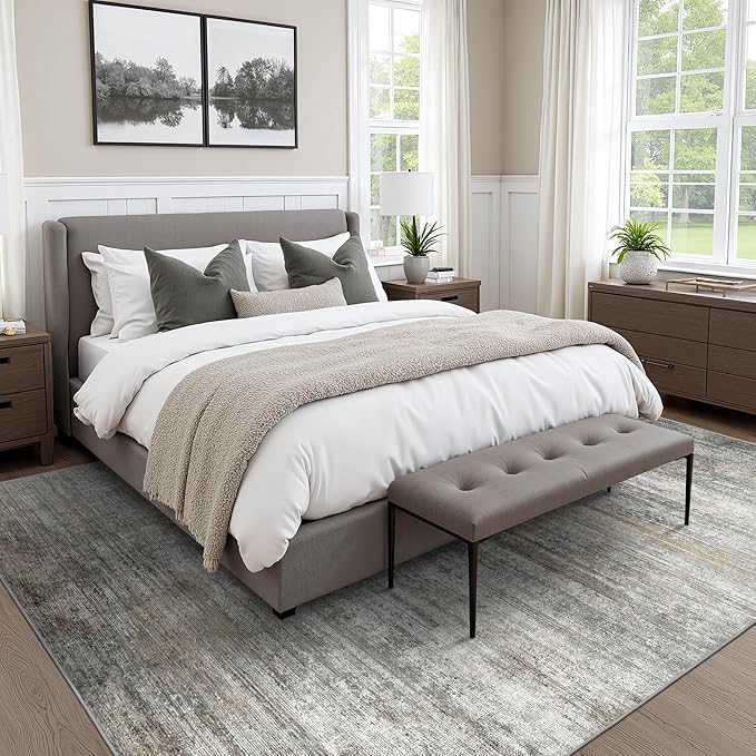 BEIMO Area Rugs 10x14 for Living Room Bedroom, Modern Abstract Machine Washable - Image 4