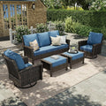 HERA'S HOUSE Patio Furniture Set, 5 Pieces Outdoor Seating Furniture by HERASHOUSE