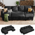 LINSY HOME Sectional Sleeper Sofa Pull Out Couches by LINSYHOME