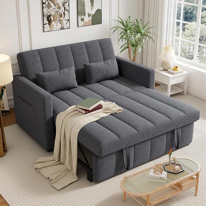 Nebuaegis Sleeper Sofa Bed, 3-in-1 Convertible Pull Out Couch by Nebuaegis