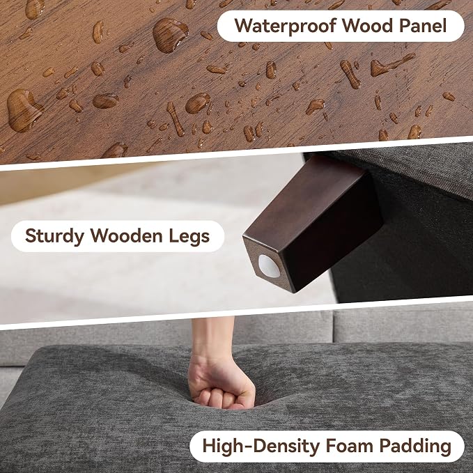45 Inch Large Storage Ottoman Bench - Image 6