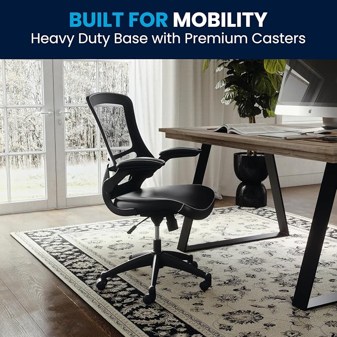 Flash Furniture Kelista Mid-Back Swivel Office Chair - Image 6