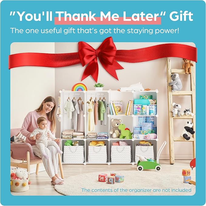 CUBEDIY Baby Closet Organizer for Nursery: Durable Baby Wardrobe for Closet - Image 8