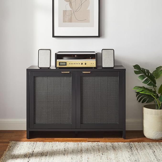 Crosley Furniture Kenji Media Console, Record Player Stand - Image 9