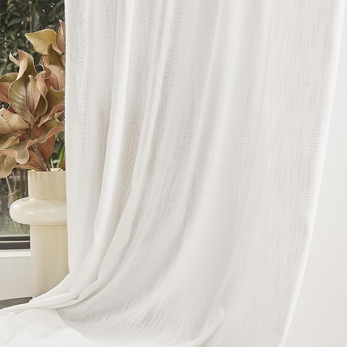 MYSKY HOME 90 Inch Curtains for Sliding Glass Door Windows, Living Room - Image 7