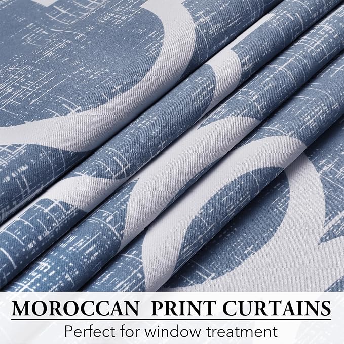 Beauoop 100% Blackout Curtains 90 Inches Long 2 Panels - Image 4