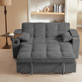 hansones 65'' 3-in-1 Folding Convertible Sofa Bed, Queen Size Pullout Sofa by hansones