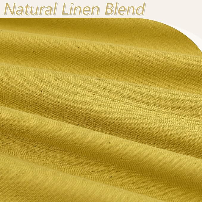 Guken 100% Blackout Curtains 108 Inch Length 2 Panels Set - Image 3