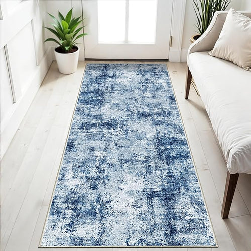 3x6 Washable Entryway Runner Rug: Non Slip Wide Hallway Runners Easy-to-Clean - Image 2