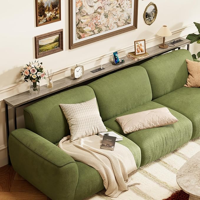 SUPERJARE 110.2 Inch Sofa Table - Image 7