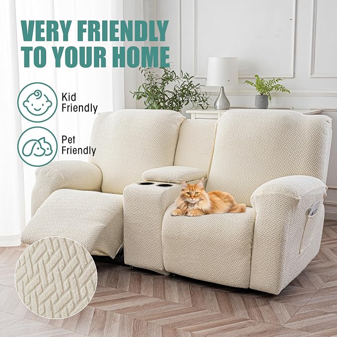 Genina Recliner Loveseat Covers - Image 4