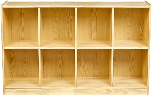 Amazon Basics Block Storage Cabinet, Backpack Organizer Shelf, 8 Compartment - Image 3