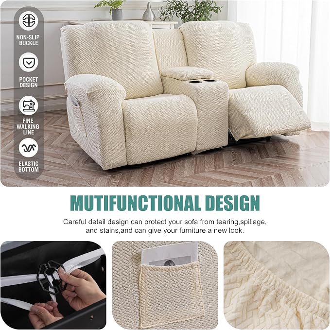 Genina Recliner Loveseat Covers - Image 5
