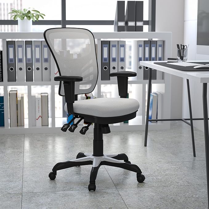 Flash Furniture Nicholas Mid-Back Swivel Office and Gaming Chair, Ergonomic - Image 2