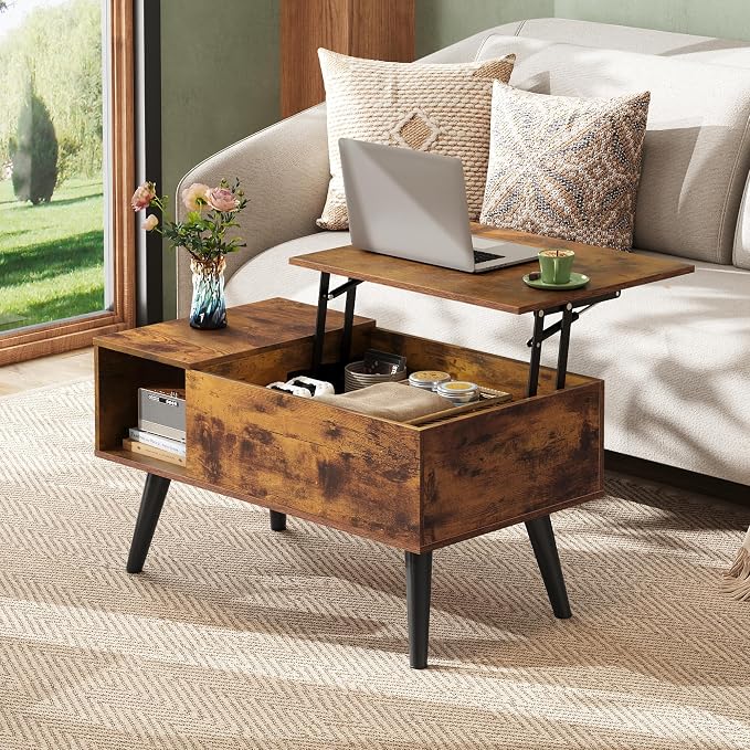 WLIVE Coffee Table for Living Room, Small Coffee Table - Image 2