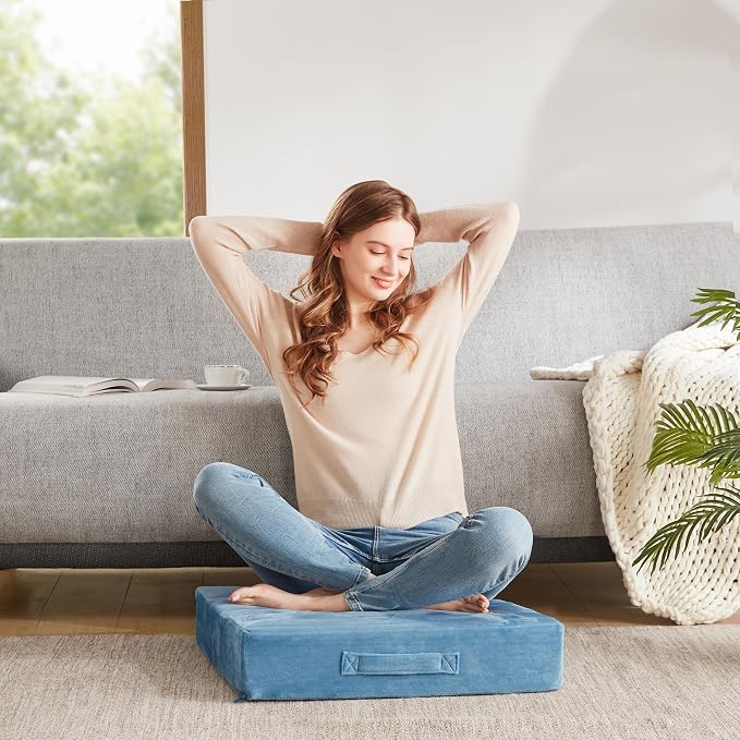 Codi Floor Cushions for Adults, Large Meditation Pillows - Image 8