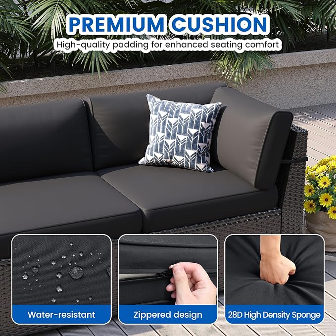 8 Piece Patio Furniture Set - Image 6