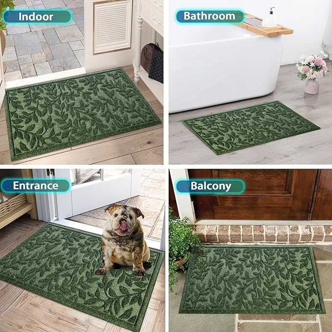 Bulijojo Sturdy Frontr Entrance Doormats, Durable Heavy Duty Welcome Mat - Image 6