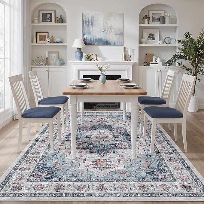 zesthome Washable Rug 5x7 Area Rugs, Stain Resistant Rugs - Image 8