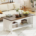 YOSHOOT 39.4" Farmhouse Coffee Table by YOSHOOT