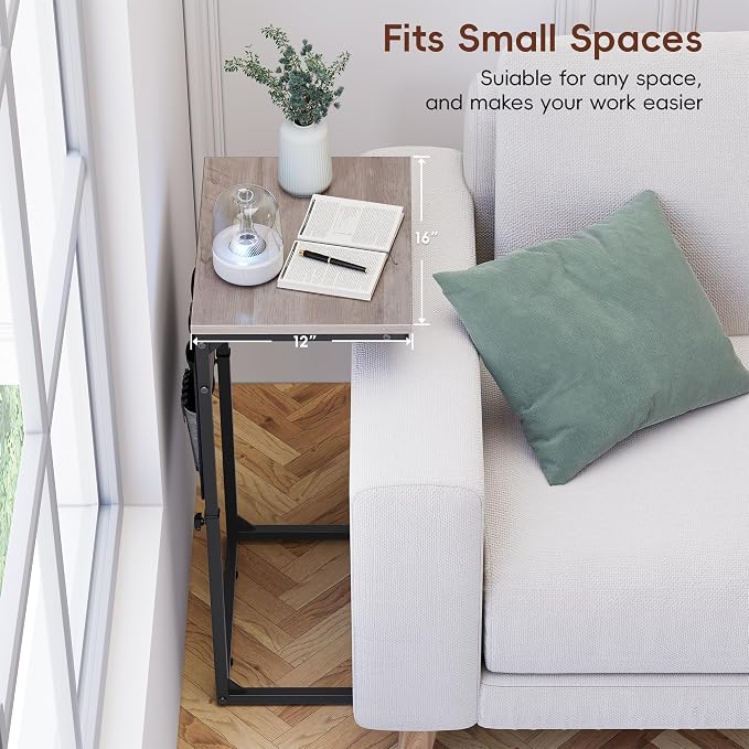Vagusicc C-Shaped End Table - Image 4