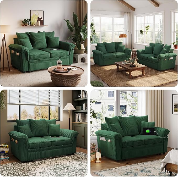 LINSY HOME Sectional Loveseat Sofa - Image 6