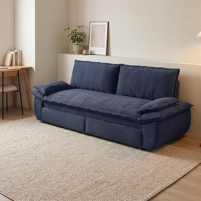 73.2" Sofa Bed Queen, 3-in-1 Pull Out Sofa Bed - Image 8