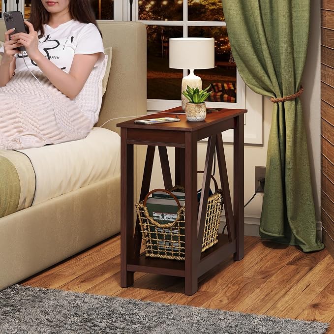 WLIVE End Tables Living Room Set of 2 - Image 9