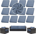 Outdoor Cushion Covers Set, Replacement by SUKAIKEQA