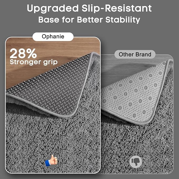 Ophanie Small Rug Washable Non Slip Throw Bedside Area Rugs, Fluffy Soft Mini - Image 5